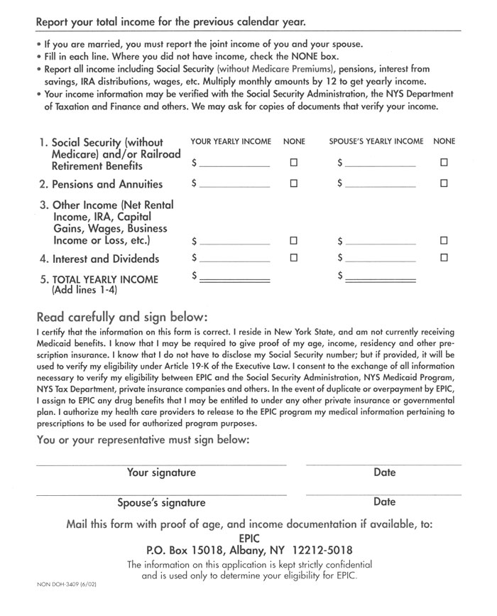 EPIC Application Page 2