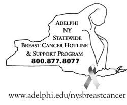 Adelphi NY Statewide Breast Cancer Hotline & Support Program Logo