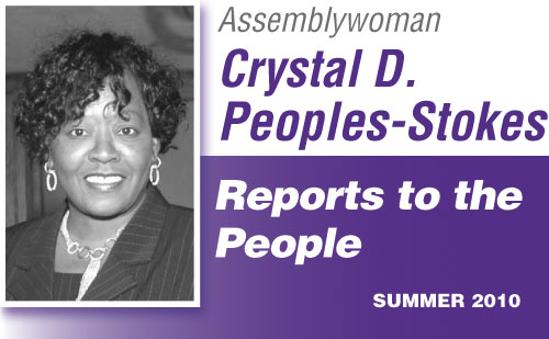 Assemblywoman Crystal D. Peoples-Stokes Reports to the People - Summer 2010