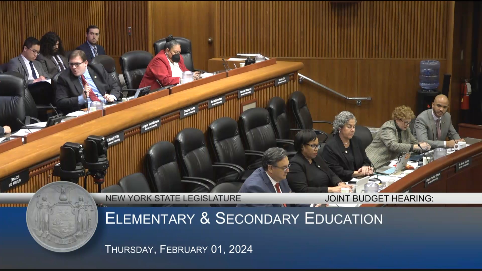 NYC Dept. Of Education Chancellor Testifies During Budget Hearing on Elementary and Secondary Education