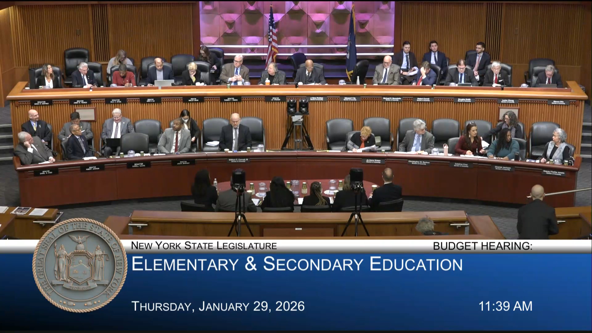 Education Commissioner Testifies During Budget Hearing on Elementary and Secondary Education
