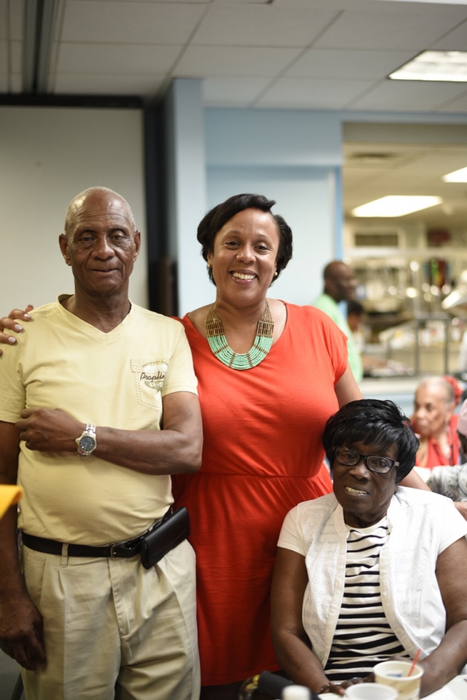 Assemblywoman Hyndman at local senior center