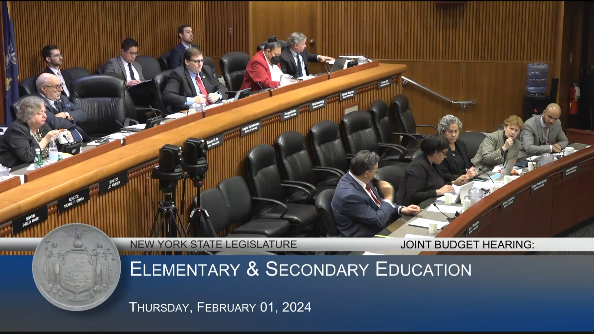 NYC Dept. Of Education Chancellor Testifies During Budget Hearing on Elementary and Secondary Education