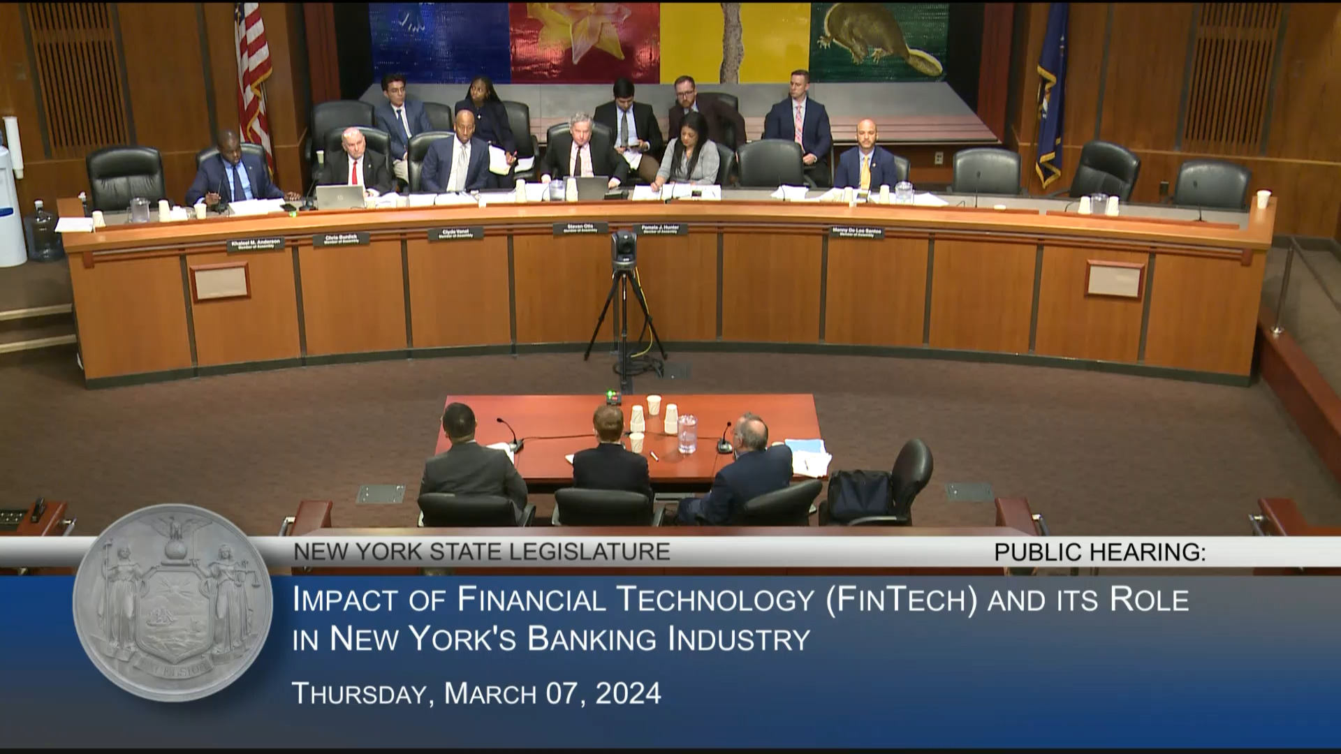 Advocates Testify During Public Hearing On FinTech Role in NY Banking Industry