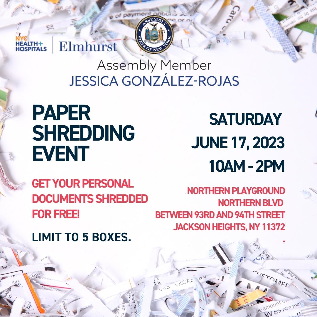 Paper Shredding Event - June 17, 2023