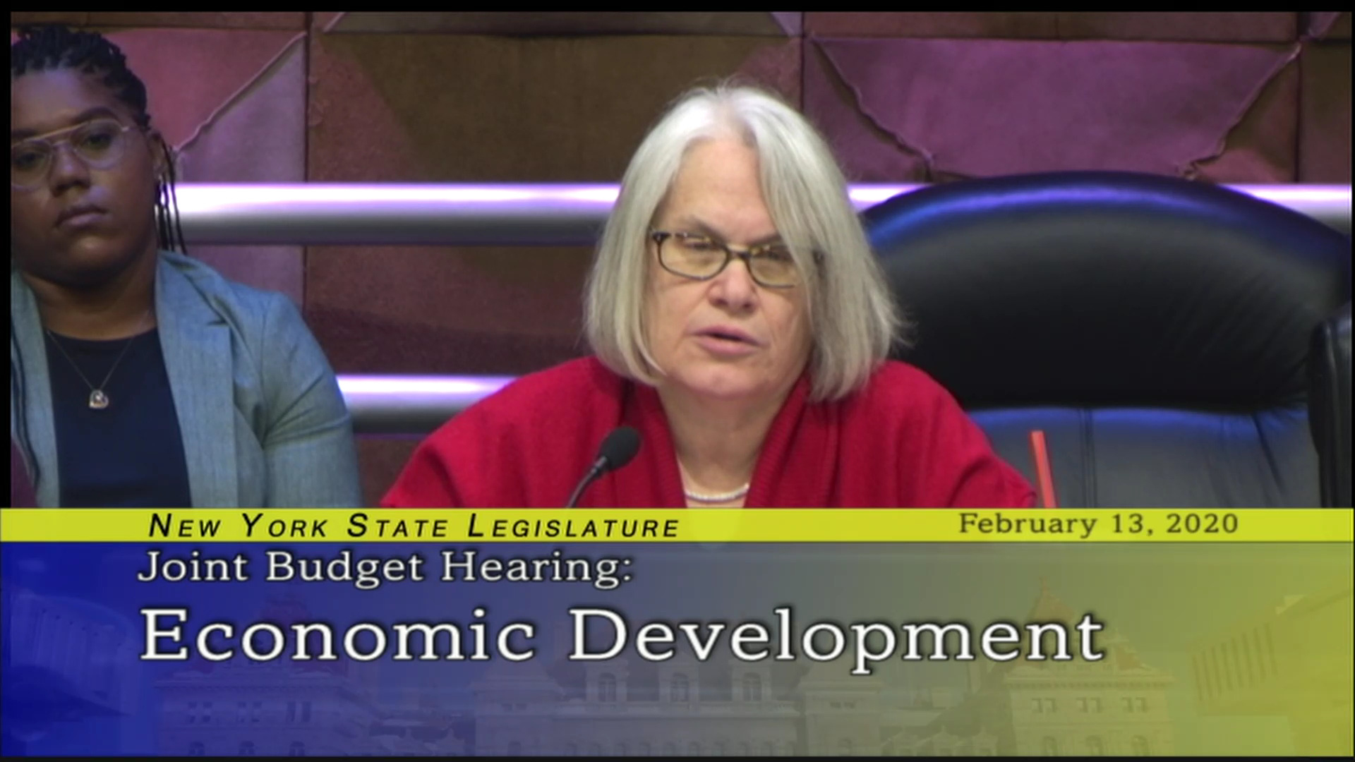 2020 Joint Budget Hearing on Economic Development
