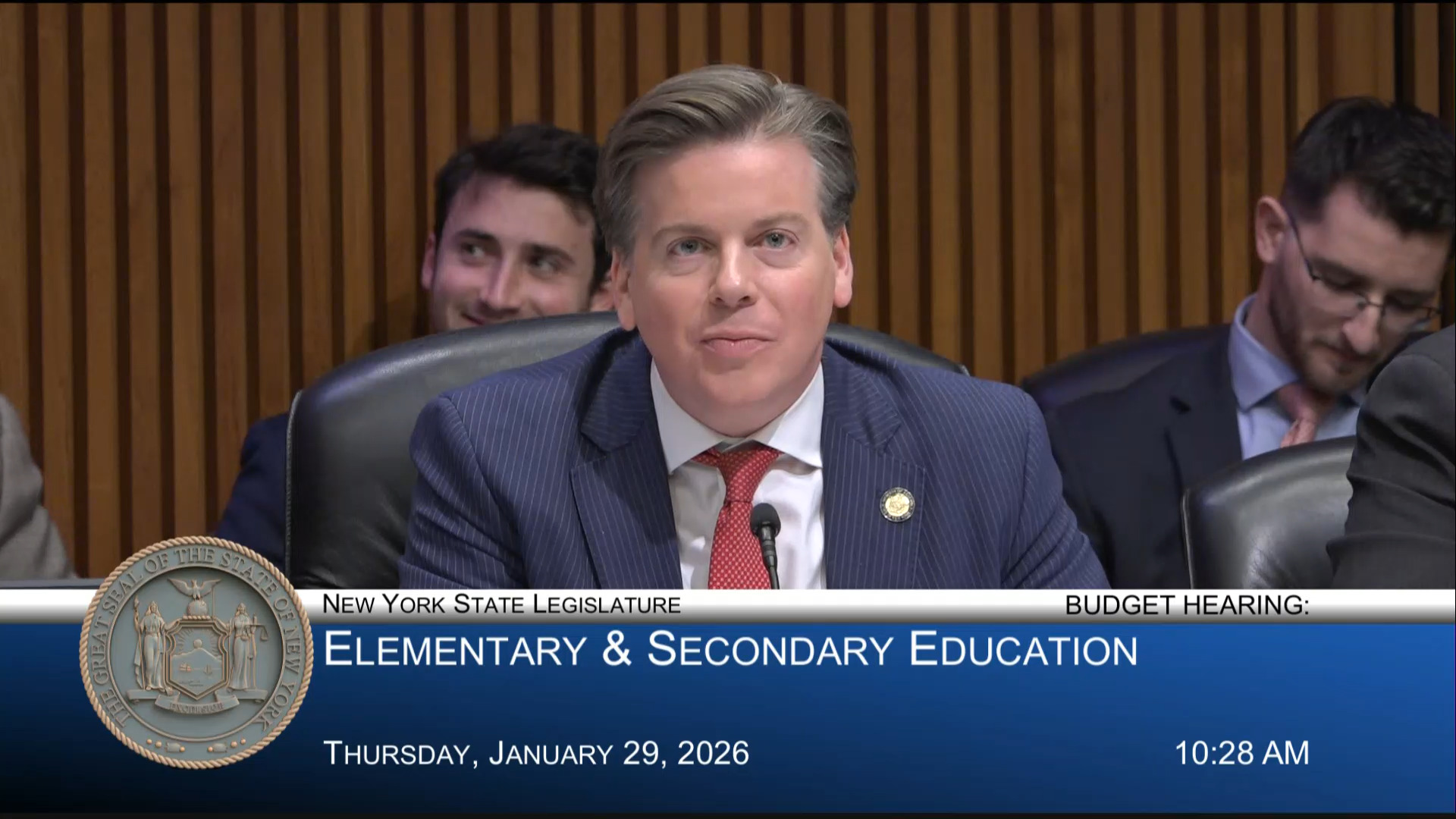 Education Commissioner Testifies During Budget Hearing on Elementary and Secondary Education