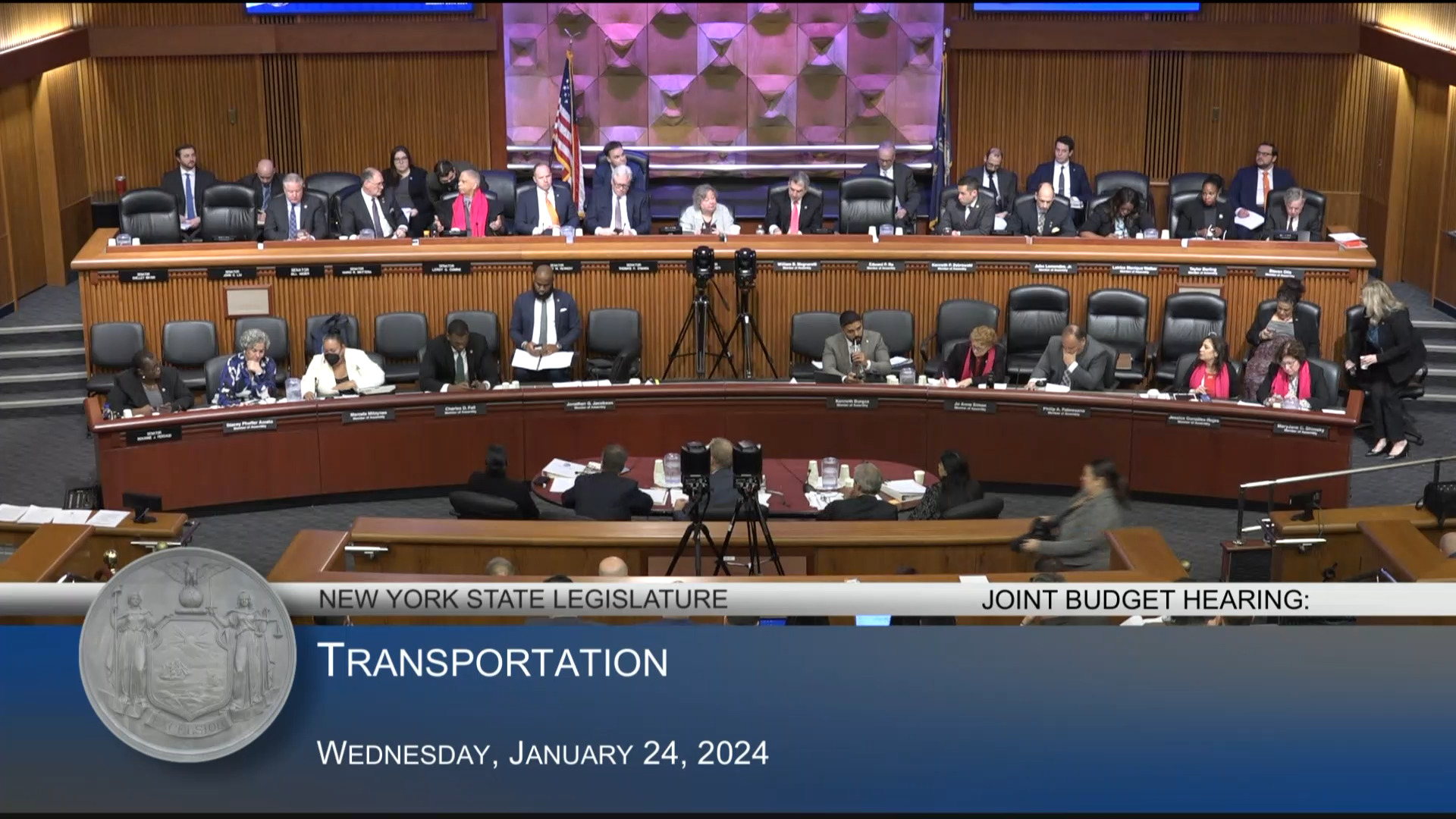 MTA Chairman Testifies During Joint Budget Hearing on Transportation