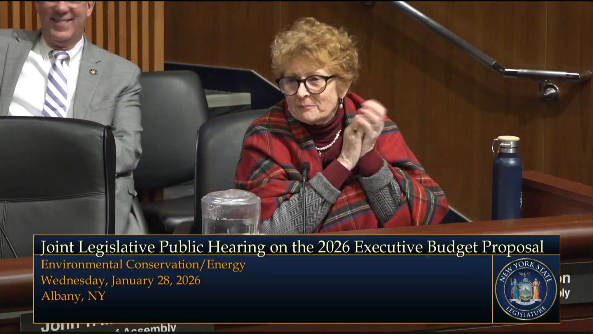 PSC CEO Testifies During Budget Hearing on Environment Conservation