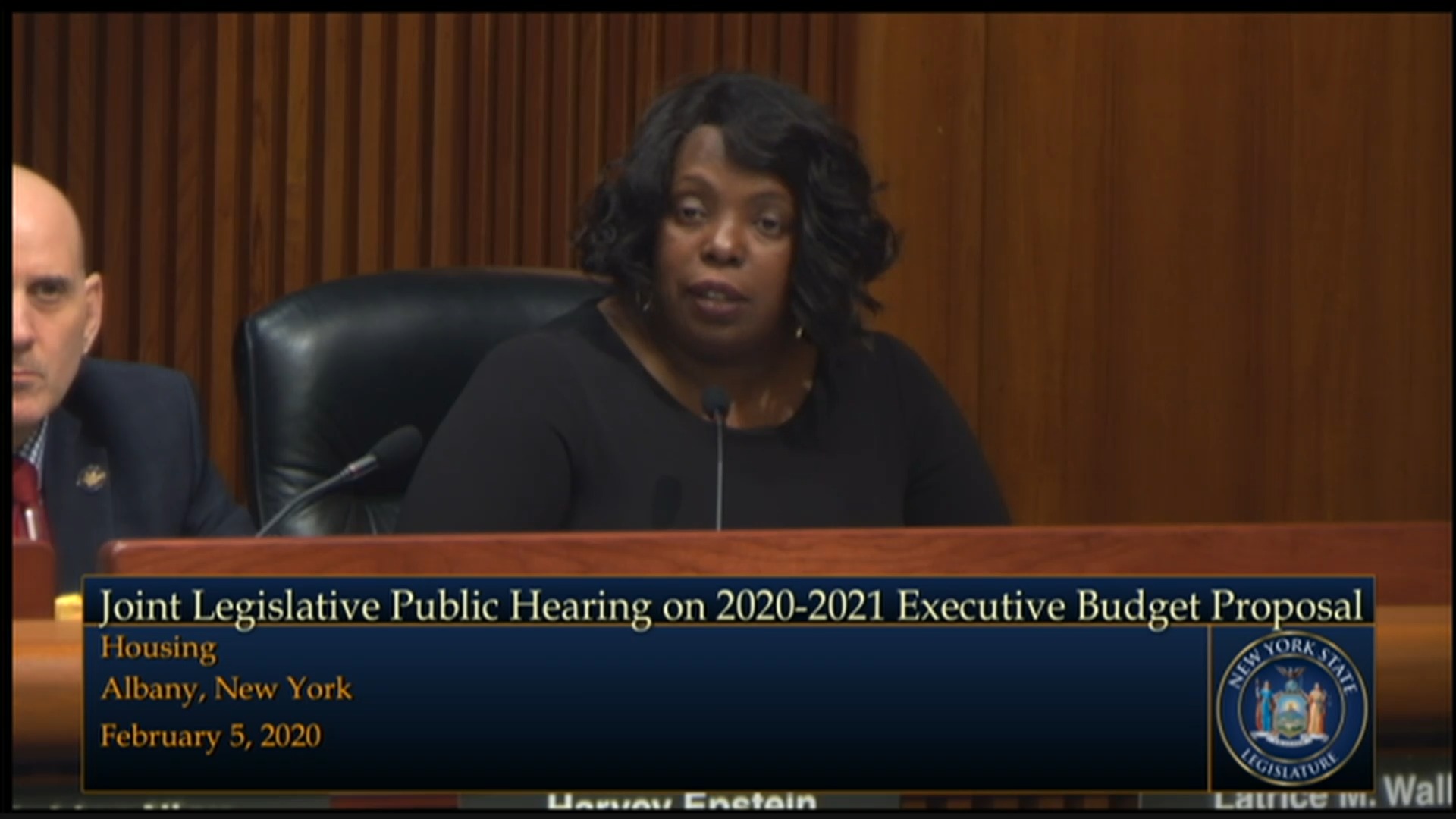 2020 Joint Budget Hearing on Housing