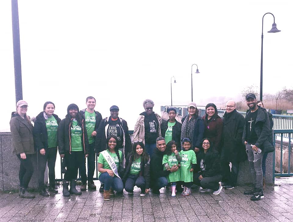 Canarsie Pier clean up in partnership with the Jamaica Bay Rockaway Parks Conservancy and National Park Service.