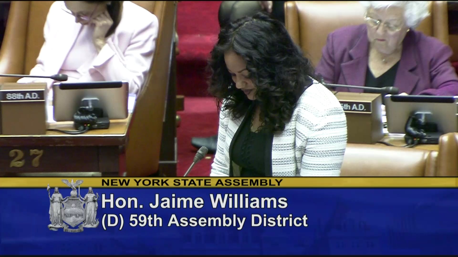 Welcoming Valerie Woodford to the Assembly