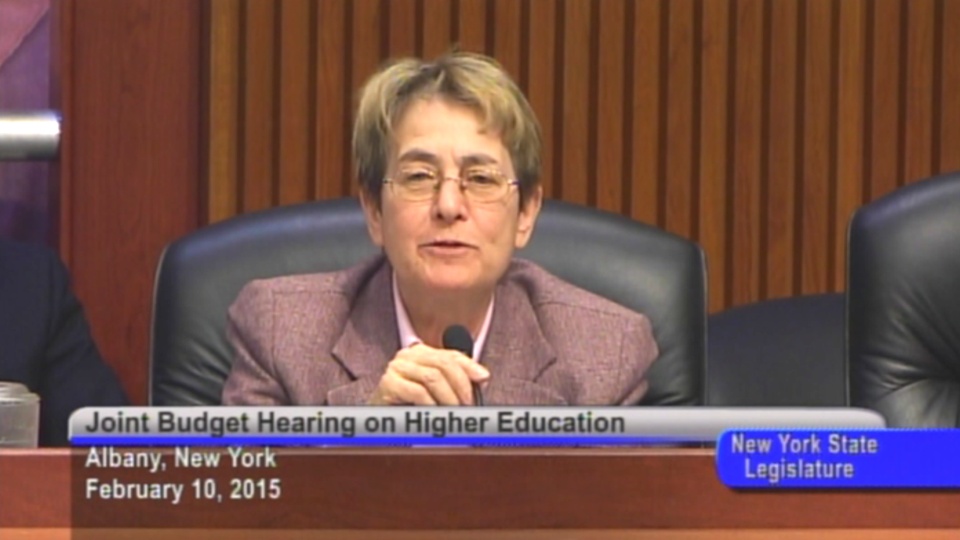 CUNY Chancellor James Milliken appears at budget hearing