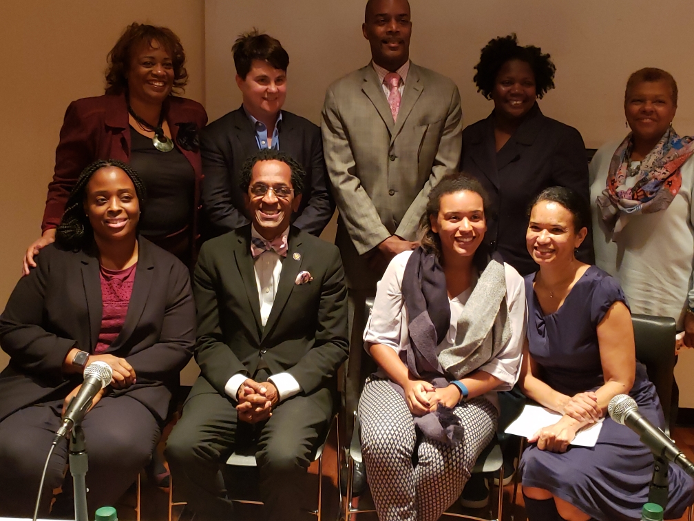 Assemblymember Al Taylor and Panelists at the HDFC Crisis Forum at City College on October 15, 2018.