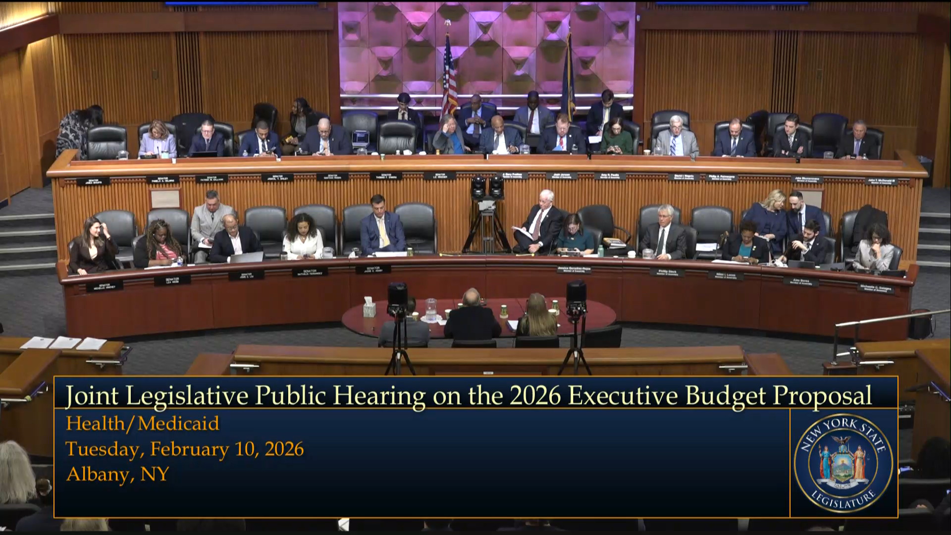 NYS Dept. of Health Commissioner Testifies During Budget Hearing on Health and Medicaid