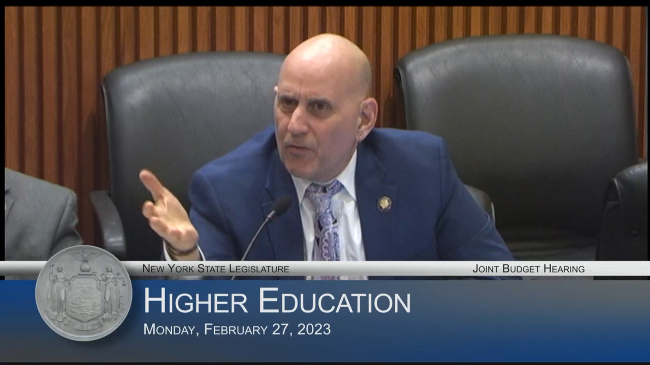 HESC President Testifies During Budget Hearing on Higher Education