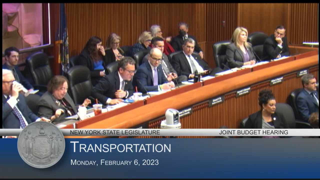 MTA CEO Testifies During Budget Hearing on Transportation