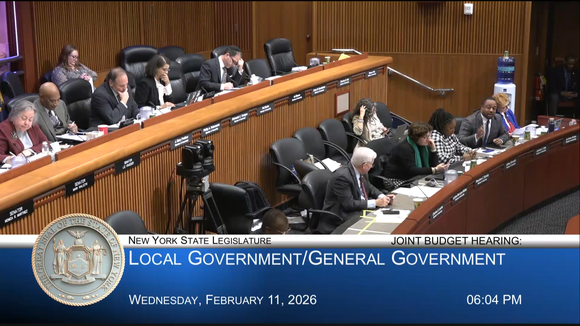 Municipal Officials Testify During Budget Hearing on Local/General Government