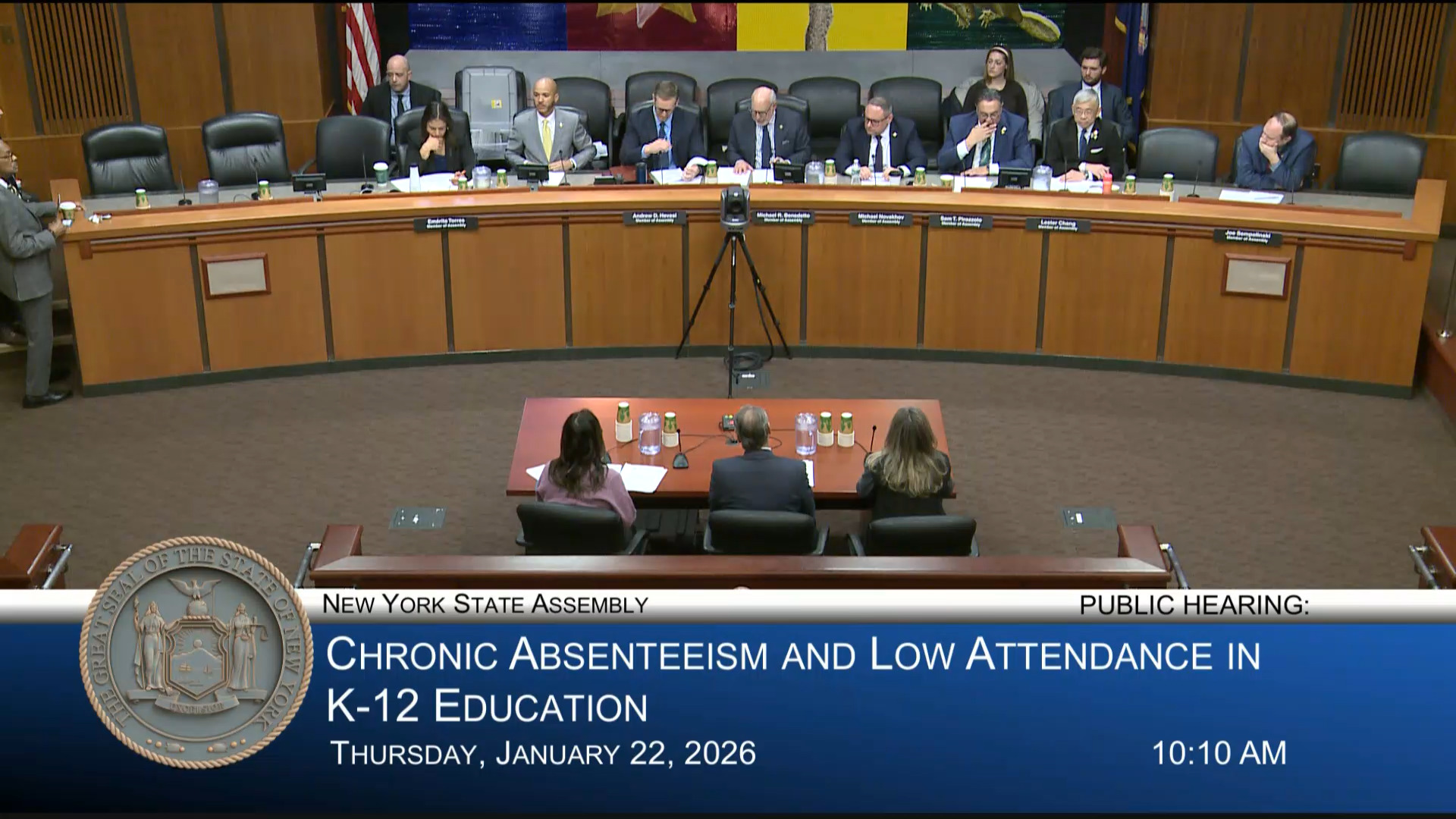 Benedetto Co-Chairs Public Hearing on the Causes of Chronic Absenteeism and Low Attendance in NYS Schools
