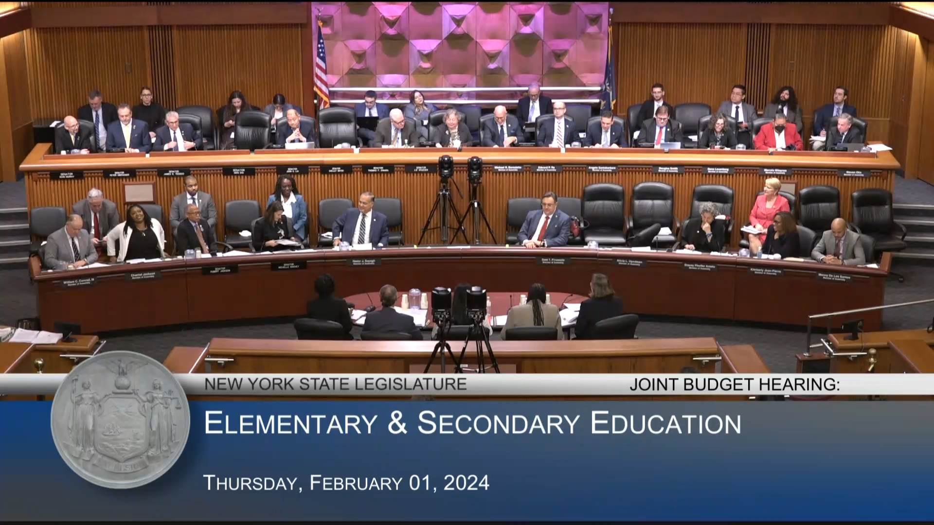 Education Commissioner Testifies During Budget Hearing on Elementary and Secondary Education