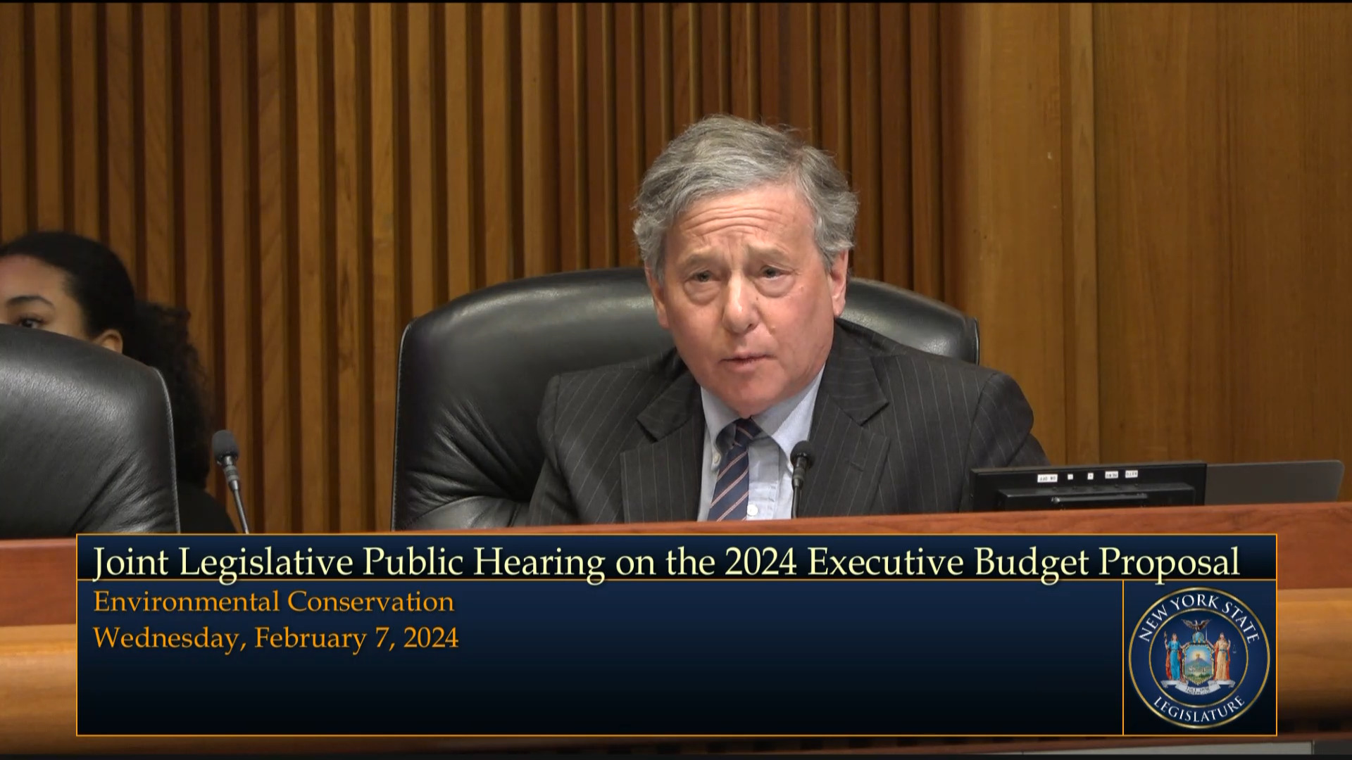 Otis Questions DEC Commissioner & NYSERDA President During Budget Hearing on Agriculture, Environmental Conservation and Energy