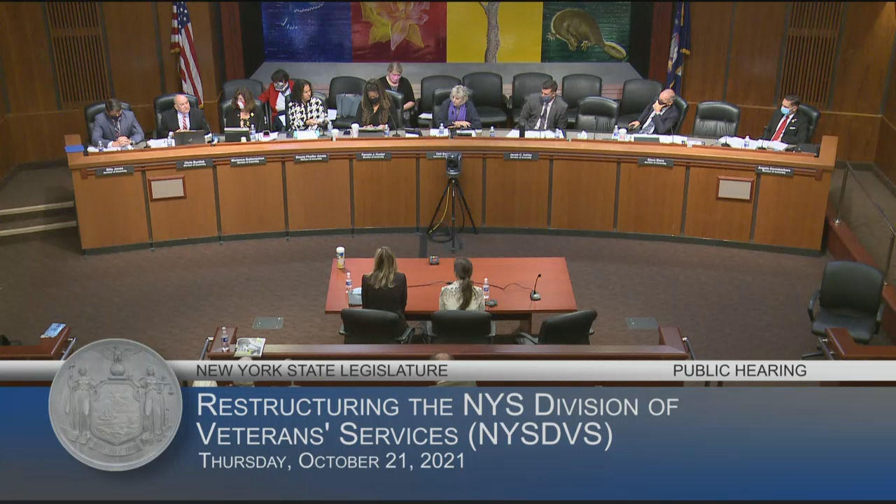 Advocates Testify at Hearing on Restructuring the NYS Division of Veterans Services