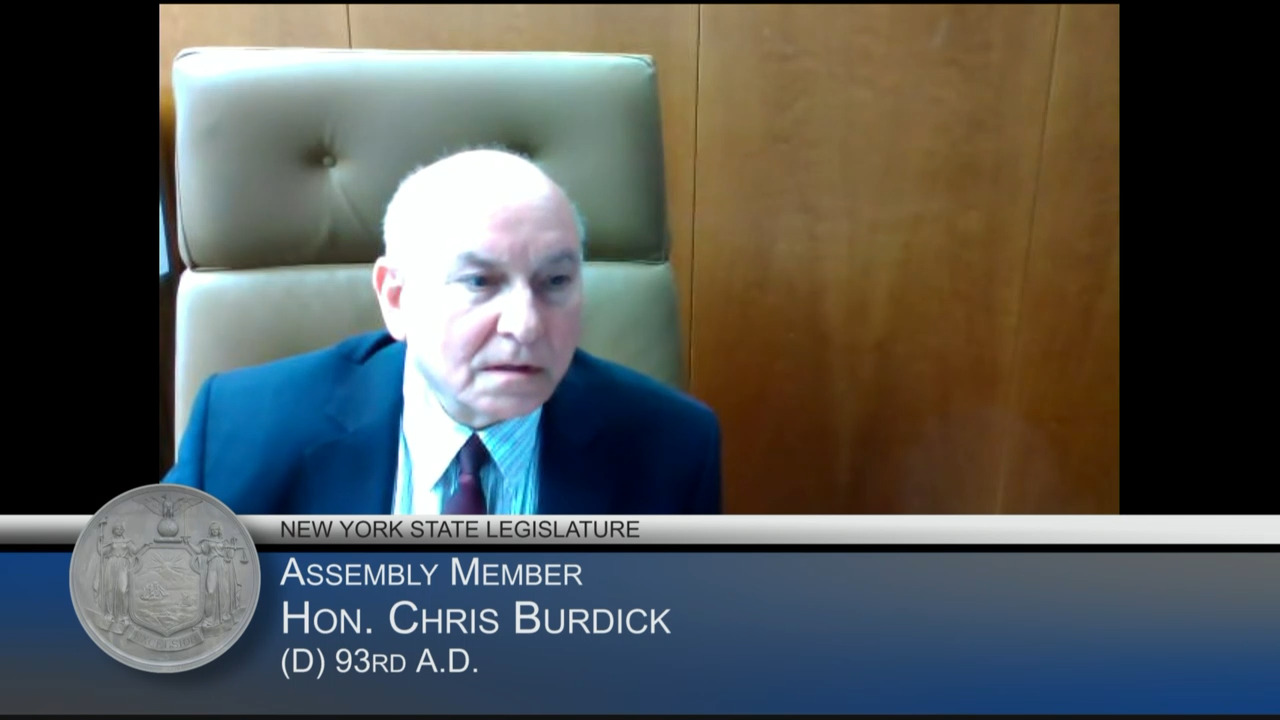 Burdick Questions OTDA Commissioner During Budget Hearing On Human Services