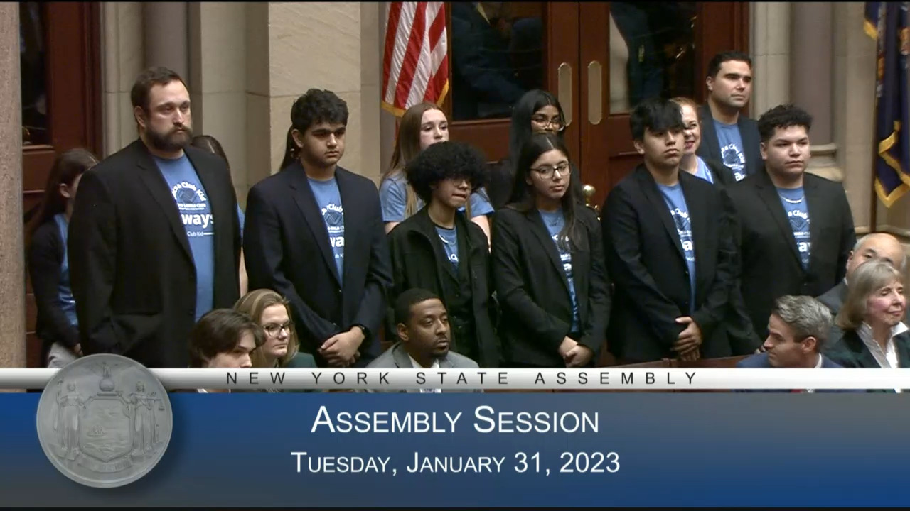 Local Boys and Girls Club Members Visit the Assembly