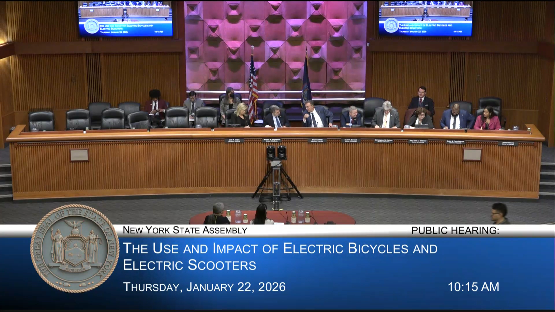 Assembly Hold Public Hearing on Effects E-bikes and E-Scooters Have on Mobility, Traffic and Public Safety