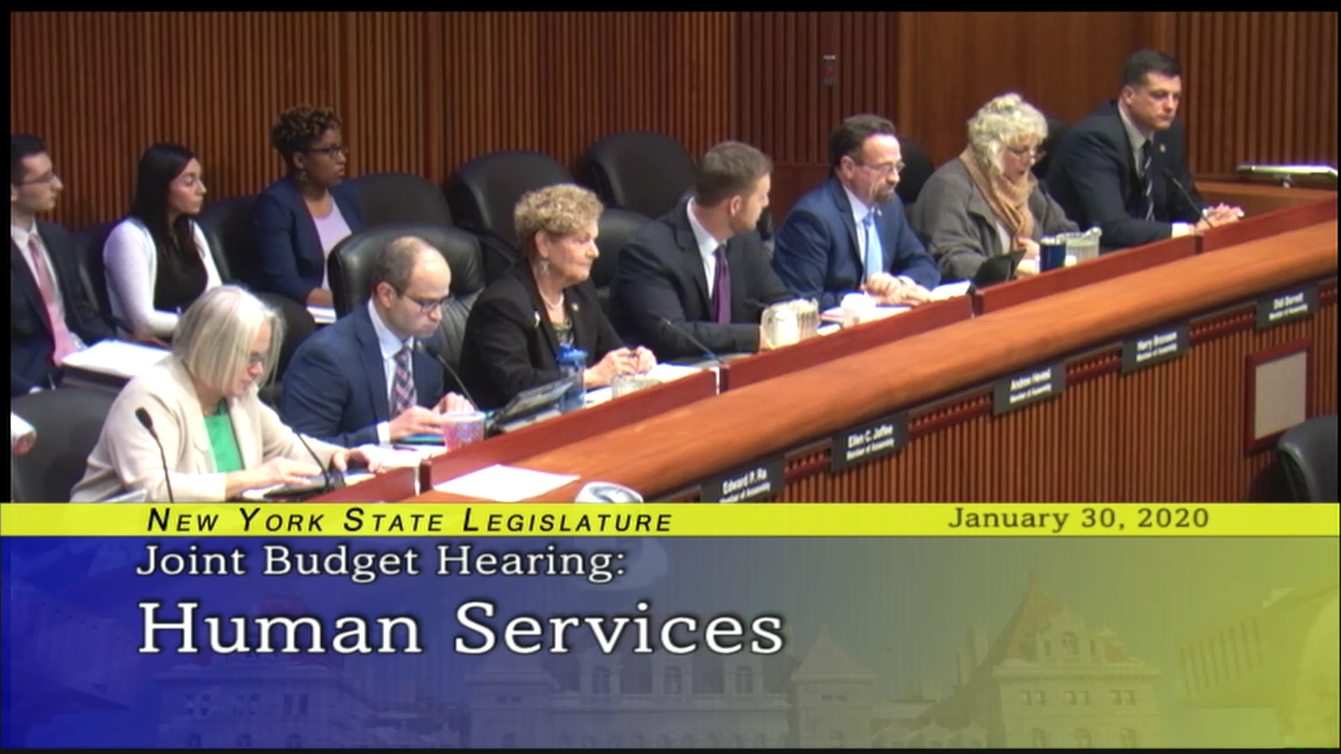 2020 Joint Budget Hearing on Social Services