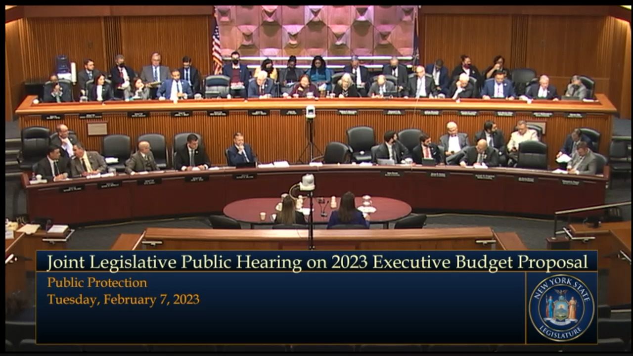 Joint Legislative Budget Hearing on Public Protection