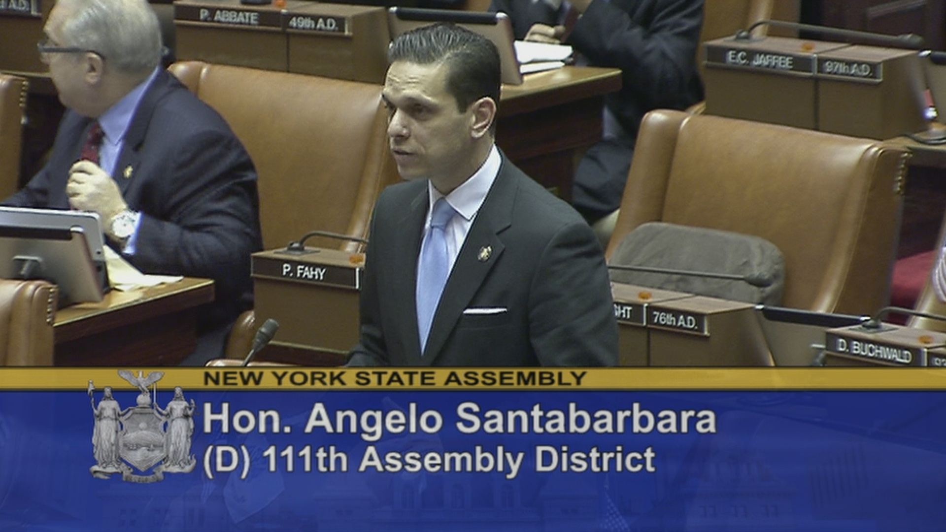 Assemblyman Santabarbara Welcomes Canajoharie Fifth-Graders To The Chamber