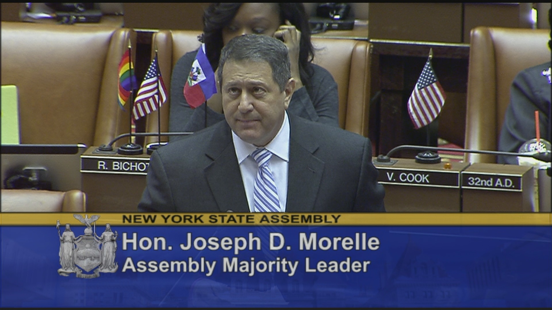 Majority Leader Morelle Welcomes Students From Mohonasen High School On Behalf Of Assemblymember