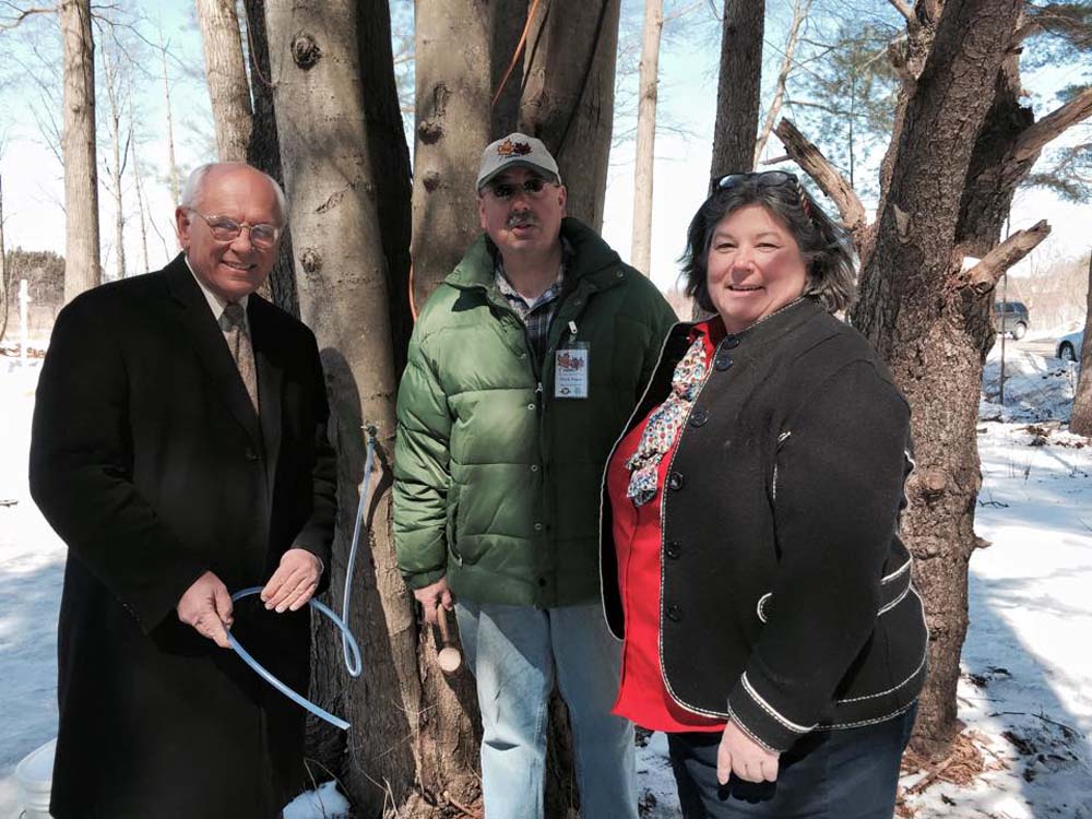 Assemblywoman Woerner tours Sugar Oak Farms in Malta, NY with Congressman Paul Tonko.