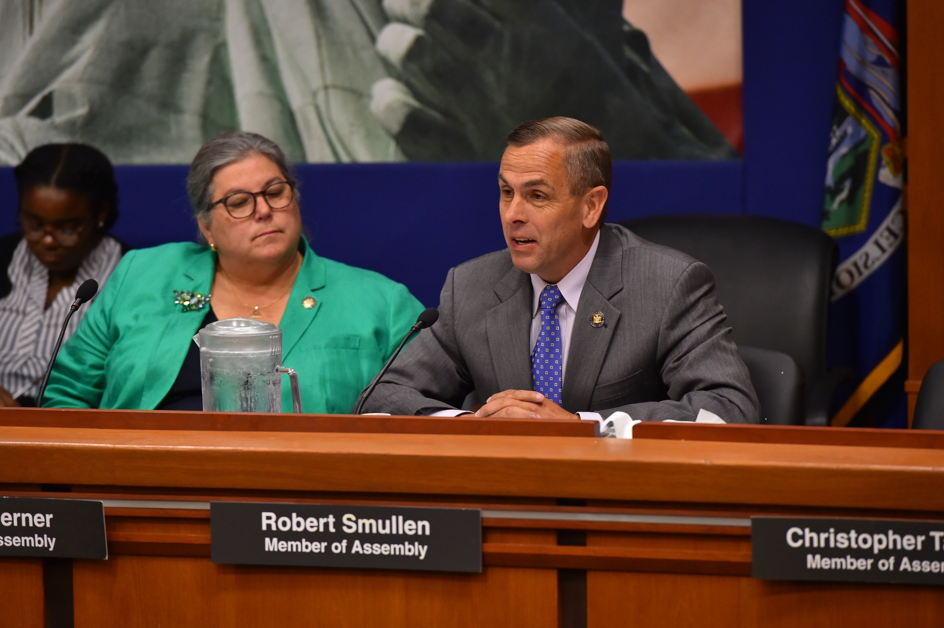 Assemblyman Robert Smullen (R,C,Ref-Meco) today participated in a joint Senate and Assembly Hearing on the status of rural broadband service in New York State.