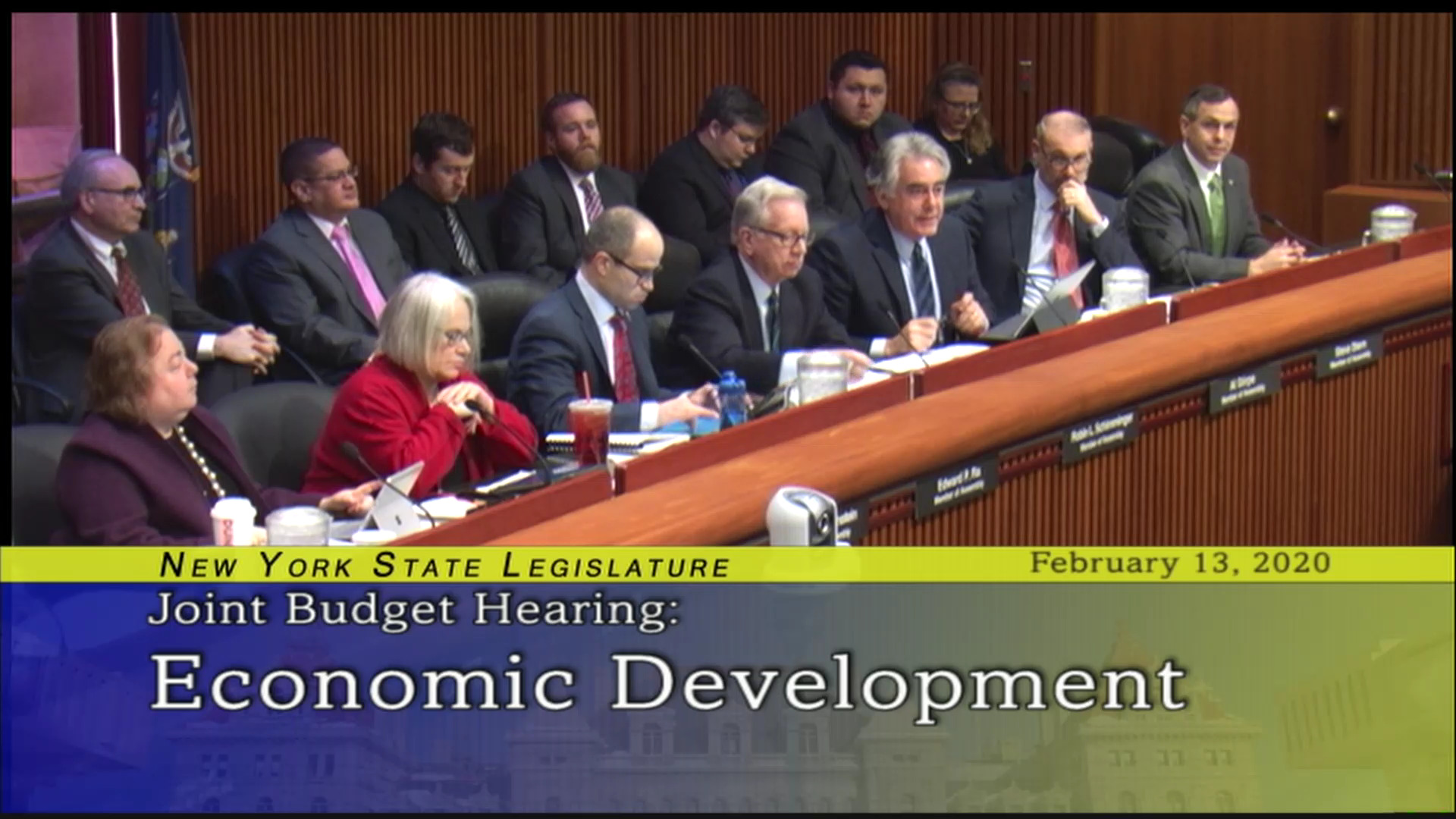 2020 Joint Budget Hearing on Economic Development