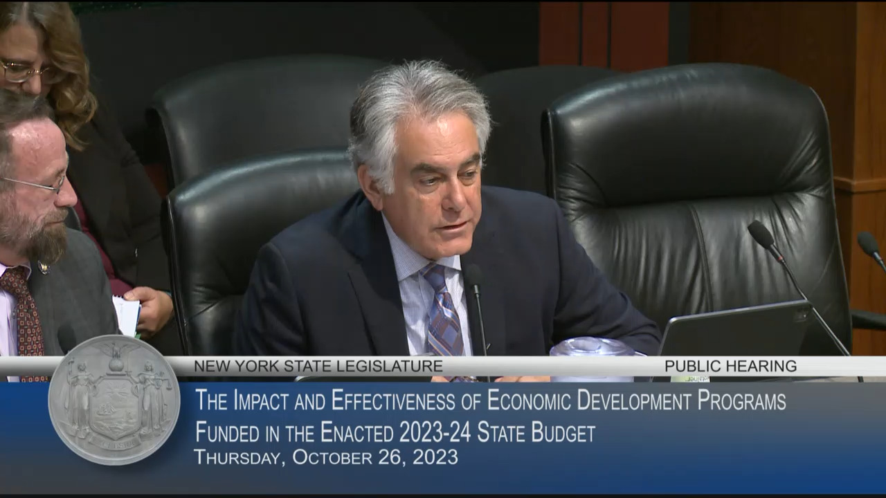 Empire State Development CEO Testifies at Hearing on Effectiveness of Economic Development Programs Funded in 2023-24 State Budget