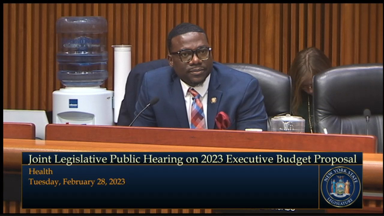 Financial Services Superintendent Testifies During Budget Hearing on Health