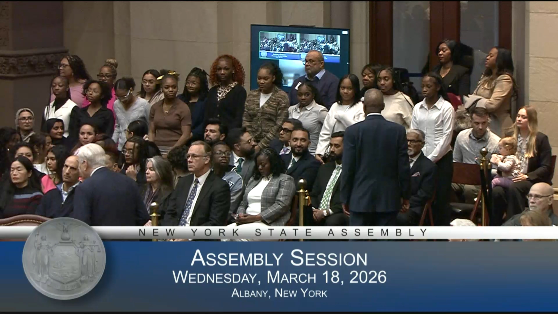 Buffalo Group Visits the Assembly