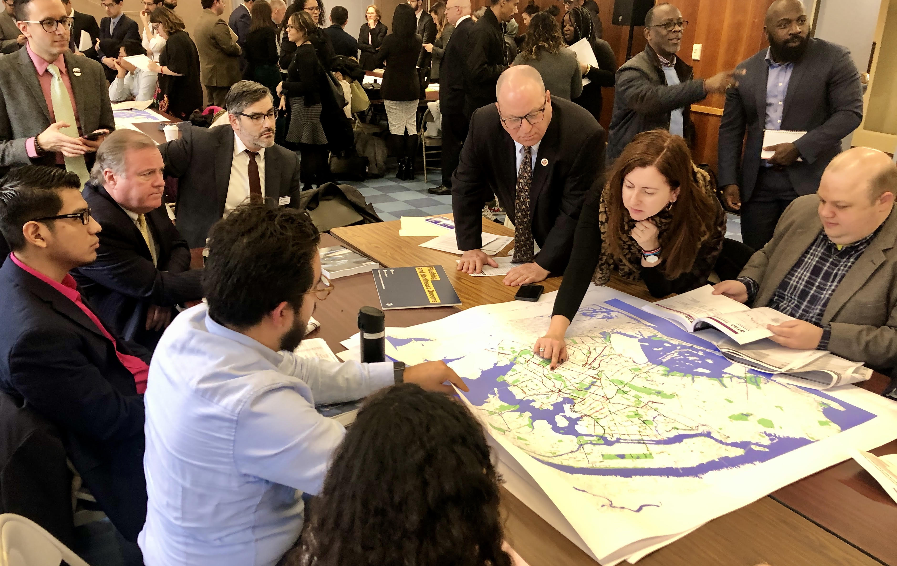 Rozic Attends Queens Bus Redesign Briefing