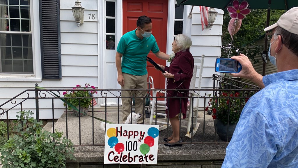 100th Birthday Parade for Lillian Kanches